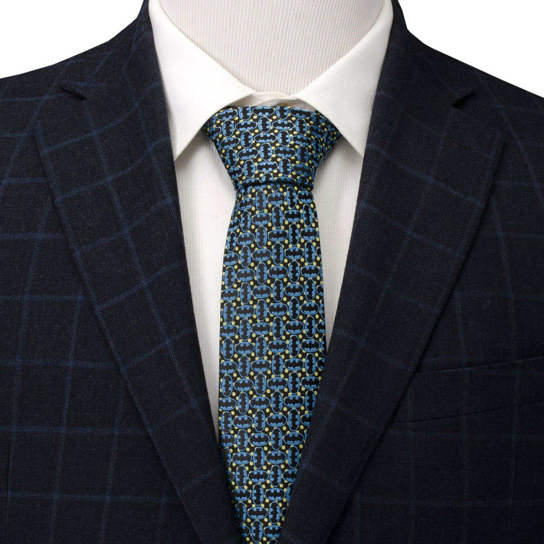 DC Batman Emblem Multi Black Men's Tie